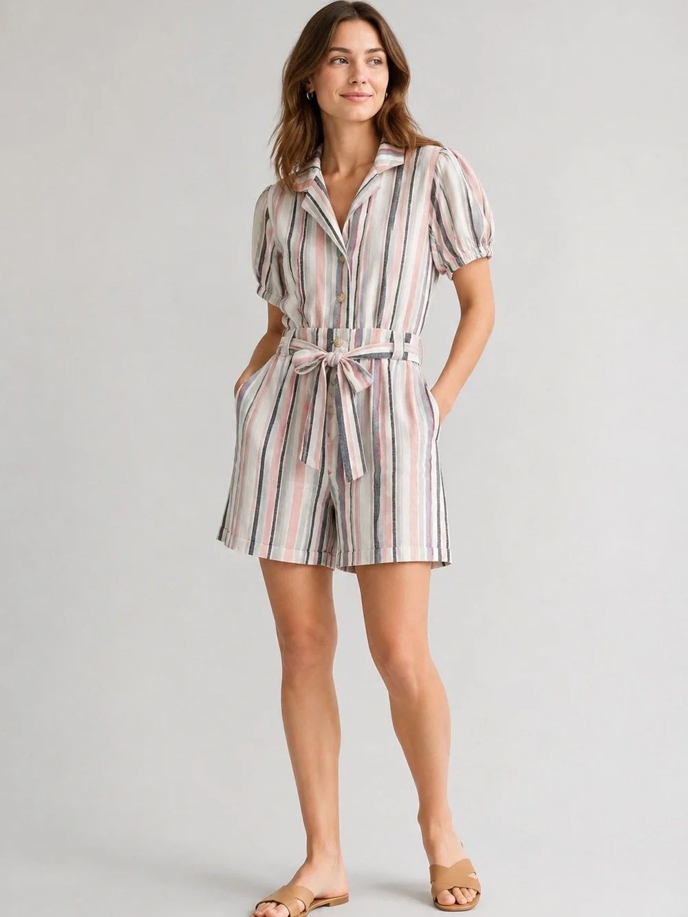 🎉5 for $45🎉 Cato romper Jumpsuit size L